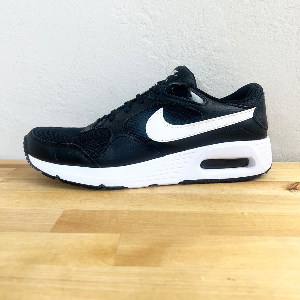 Nike Sneakers Air Max SC Womens Size 10 Black White Athletic Running Shoes